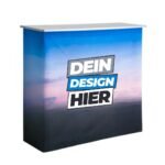 Textilfalttheke inkl. Druck, Textilfalttheke inkl. Druck, 177 x 102 cm