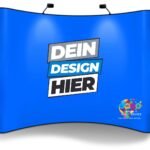 Pop-up-Display -Gebogene Systeme inklusive Druck