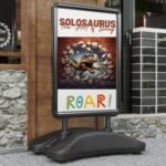 Gehwegaufsteller Seattle Ex, inkl. Druck