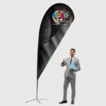 Dropflags Sytem Größe L 122 x 338 cm