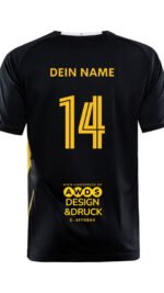 SV Münchweier Fan-Trikot – Schwarz & Gelb, Classic Retro – Bild 2